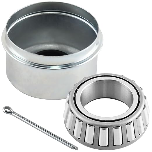 JADODE Trailer Hub Bearings Kits 15123/22580 with 21333TB 10-10 & 22333TB 10-36 Two Grease Seals, Dust Cover and Cotter Pin Trailer Axle Bearing Kits Fits 5200-6000 lbs Axles