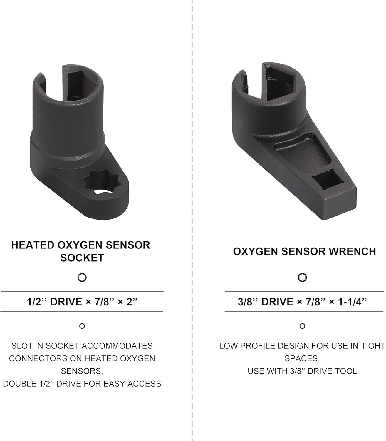 O2 Sensor Socket 3d Print File Oxygen Sensor & Oil Pressure Sending Unit Socket Set - 7 Pieces – Jaautousa