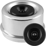 Trailer Bearing Dust Cap 2.44 in Trailer Axle Dust Cap with 8 Rubber Plugs Heavy Duty Grease Covers Bolt Metal Trailer Hub Dust Caps Replacement for Most 5200-6000lbs Trailer Dexter Trailer Camper RV…