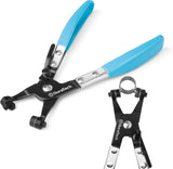 Hose Clamp Pliers for Automotive Repair - Swivel Flat Band Tool