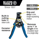 Heavy Duty Automatic Wire Stripper & Cutter for 8-20 AWG Solid Wire