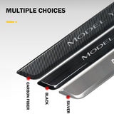 LED Illuminated Welcome Pedal Door Sill Protector(4 Pieces) For Model 3/ Y