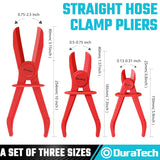 6-Piece Hose Clamp Set for Fuel, Gas, Brake & Radiator Line Repair