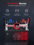 12V car battery tester and alternator diagnostic tool for vehicle performance checks.