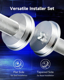 10-piece Bearing Press Kit with seal driver and 9 bearing adapters for easy installation of bearings and seals