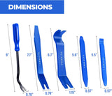 Auto Trim Removal Tool Kit - 5-Piece No Scratch Set for Car Panels