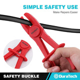 6-Piece Hose Clamp Set for Fuel, Gas, Brake & Radiator Line Repair