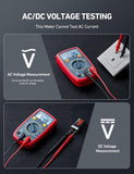 Digital Multimeter with LCD Display for Voltage, Current, and Resistance Testing