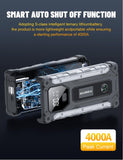 4000A Car Jump Starter for 10.0L Gas & 8.0L Diesel Engines with LED Light