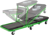 2-in-1 Mechanic Creeper and Seat with 300 Lbs Capacity and Swivel Casters