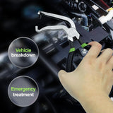 60° Bend Electrical Disconnect Pliers for Automotive Fuel Line and Connector Repair