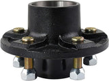 JADODE Trailer Idler Hub Kits 5 on 4.5" for 3500 lbs Axle Heavy Duty 5 Lug Bolt Trailer Wheel Hub with 1/2"-20 Thread L68149/L44649 Trailer Hub Kits - 22017K Set of 2