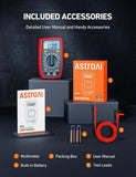 Digital Multimeter with LCD Display for Voltage, Current, and Resistance Testing