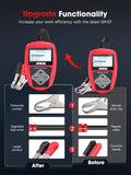 12V car battery tester and alternator diagnostic tool for vehicle performance checks.