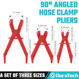6-Piece Hose Clamp Set for Fuel, Gas, Brake & Radiator Line Repair