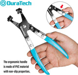 Hose Clamp Pliers for Automotive Repair - Swivel Flat Band Tool
