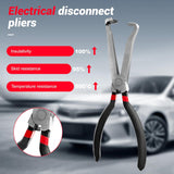60° Bend Electrical Disconnect Pliers for Automotive Fuel Line and Connector Repair
