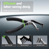 60° Bend Electrical Disconnect Pliers for Automotive Fuel Line and Connector Repair