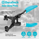 Hose Clamp Pliers for Automotive Repair - Swivel Flat Band Tool