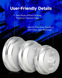 10-piece Bearing Press Kit with seal driver and 9 bearing adapters for easy installation of bearings and seals