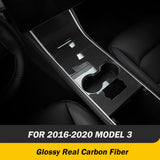Center Console Real Carbon Fiber For 2017-2024 Tesla Model 3/ Y
