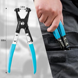 Hose Clamp Pliers for Automotive Repair - Swivel Flat Band Tool