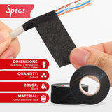 3/4-Inch 50-Foot Wire Harness Tape, 5-Pack High Temp, Noise Dampening