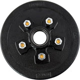 Set of 2 JADODE 10" x 2-1/4" Trailer Brake Drum Kit 4 on 4.5 with 5 Bolt 1/2"-20 L68149/L44649 Heavy Duty Trailer Hub Drum kits for 3500 lbs,008-247-05, 84546,22001K