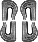 3/8'' Weld-On Grab Hooks G70 Forged Steel - Heavy Duty Tractor Chain Hooks for Car, Truck, SUV, RV, UTV, Tow & Lifting Applications