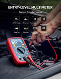 Digital Multimeter with LCD Display for Voltage, Current, and Resistance Testing