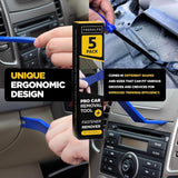 Auto Trim Removal Tool Kit - 5-Piece No Scratch Set for Car Panels