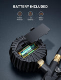 Digital tire pressure gauge with inflator and 250 PSI for accurate measurement