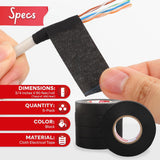 3/4-Inch Wire Harness Tape for Automotive Use - Noise Dampening, High Temp & Self-Adhesive Felt Tape