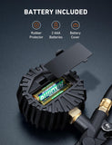 Digital tire pressure gauge with inflator and 250 PSI for accurate measurement