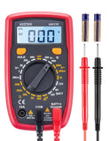 Digital Multimeter with LCD Display for Voltage, Current, and Resistance Testing