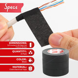 3/4-Inch 50-Foot Wire Harness Tape, 5-Pack High Temp, Noise Dampening