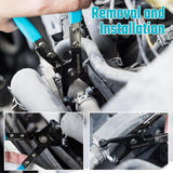 Hose Clamp Pliers for Automotive Repair - Swivel Flat Band Tool