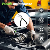 60° Bend Electrical Disconnect Pliers for Automotive Fuel Line and Connector Repair