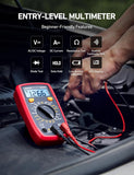 Digital Multimeter with LCD Display for Voltage, Current, and Resistance Testing