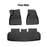 60%OFF 5PCS Set Tesla Model 3 3D Floor Mats Waterproof Frunk Trunk Full Set Mats For All Weather