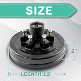 Trailer 6 on 5.5" Hub Drum Kits for 5200-6000 lbs axle