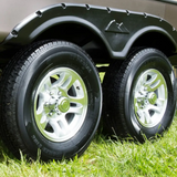 CURT RV Brake Drum Hub for 7,000-lb. Axle - 8 on 6.5", 9/16" Stud (Fully Assembled) #814204