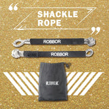 Soft Shackle 1/2" x 22" -56,000 lbs Breaking Strength - Heavy-Duty Synthetic Rope for Off-Road Towing, ATV, 4x4, Truck