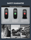 Digital tire pressure gauge with inflator and 250 PSI for accurate measurement
