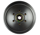 CURT 12" RV Brake Drum Hub for 6,000-lb Axle - 6 on 5.5", 1/2" Stud (Fully Assembled) #814202
