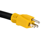 50 Amp to 15 Amp 110V RV Adapter Plug, 15 Amp Male to 50 Amp Female RV Power Adapter Cord 12" ETL Listed