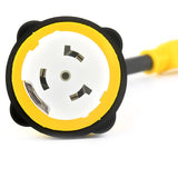 50 Amp to 15 Amp 110V RV Adapter Plug, 15 Amp Male to 50 Amp Female RV Power Adapter Cord 12" ETL Listed