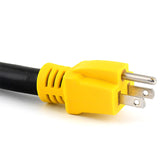 RV Adapter Plug 30 Amp to 15 Amp 110V, RV Power Adapter 15A Male to 30A Female 12" ETL Listed