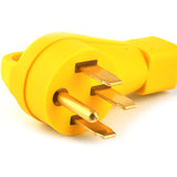 50 Amp to 30 Amp RV Adapter Cord 12 Inch, NEMA 14-50P to NEMA TT-30R Electrical Power Adapter,ETL Listed