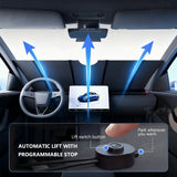 Electric Windshield Sunshade for Model Y/Y Juniper & Model 3/3 Highland Auto-Retractable One-Touch Control Smart Sunshade | Tlyard